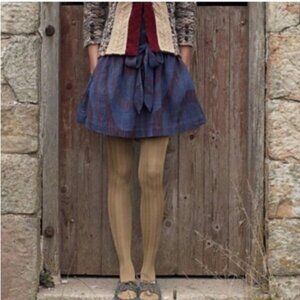 Anthropologie | Idra Bowtied Mini Skirt